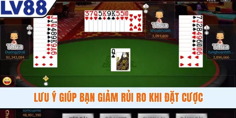 Lưu ý giúp bạn giảm rủi ro khi đặt cược