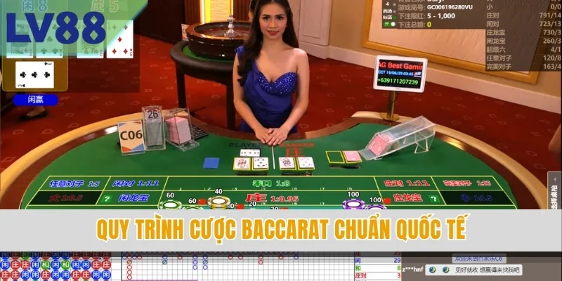 Quy trình cược Baccarat chuẩn quốc tế